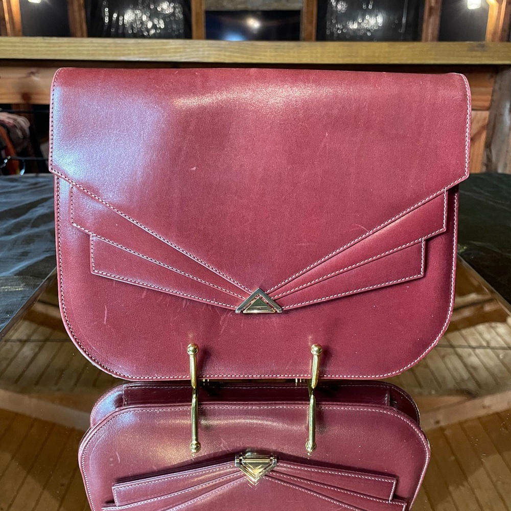 Hard to find Salvatore Ferragamo burgundy crossbody